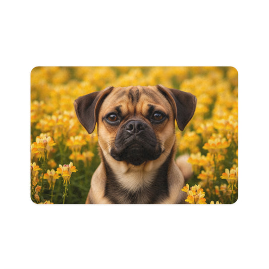 Pet Food Mat (12x18) - Puggle