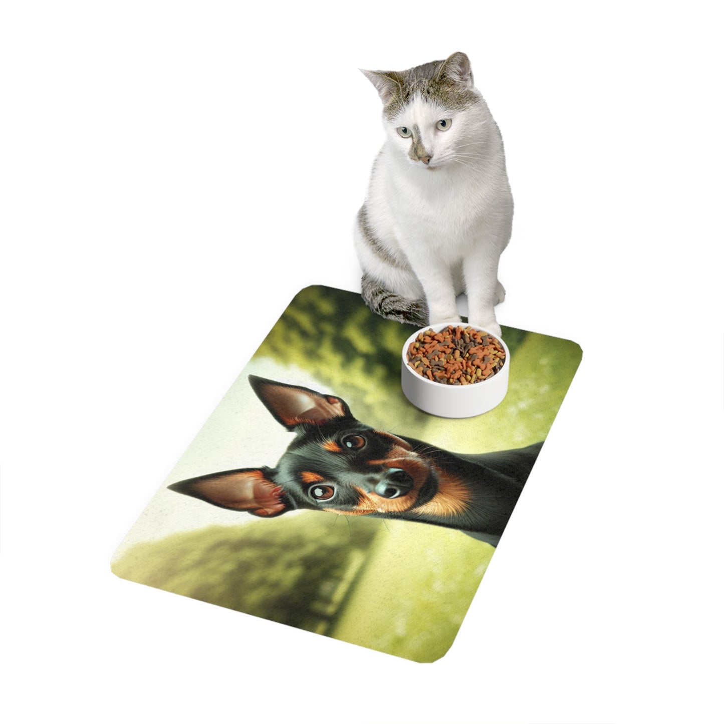 Pet Food Mat (12x18) - Manchester Terrier