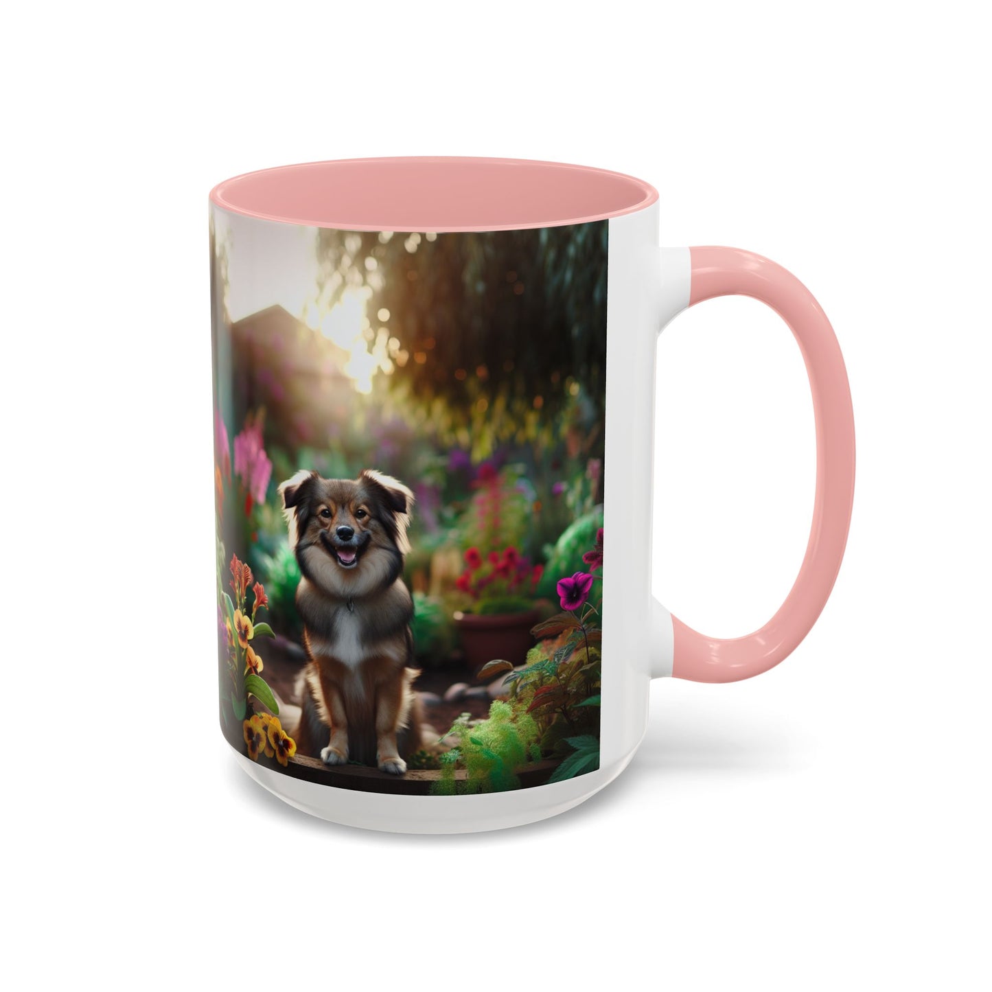 Taza de café con orquídea inca peruana: el regalo perfecto para los amantes de los perros.