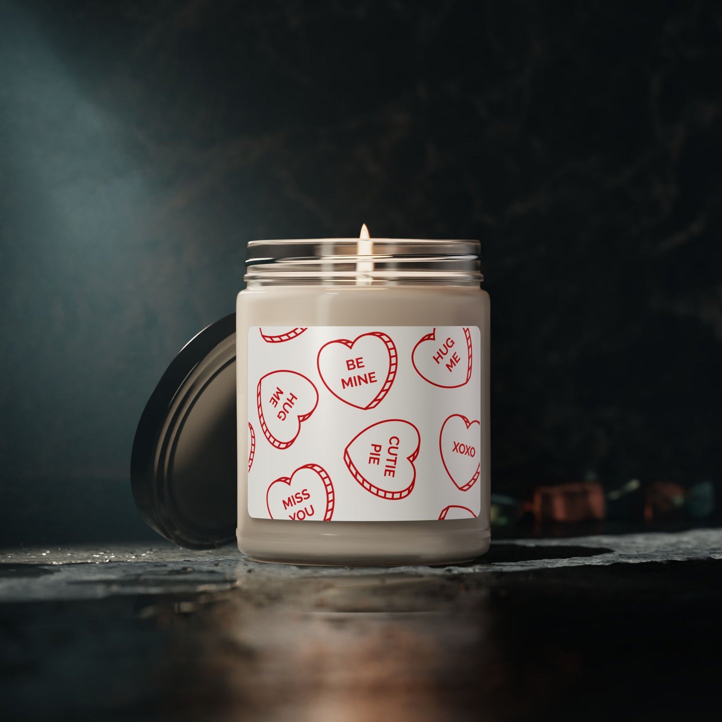 Candy Hearts- Scented Soy Candle, 9oz