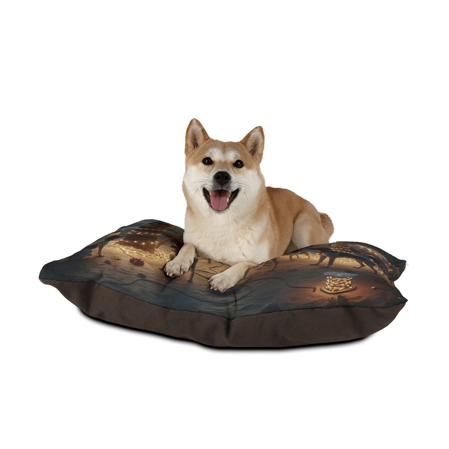 Coastal Holiday Decorating Party Pet Bed