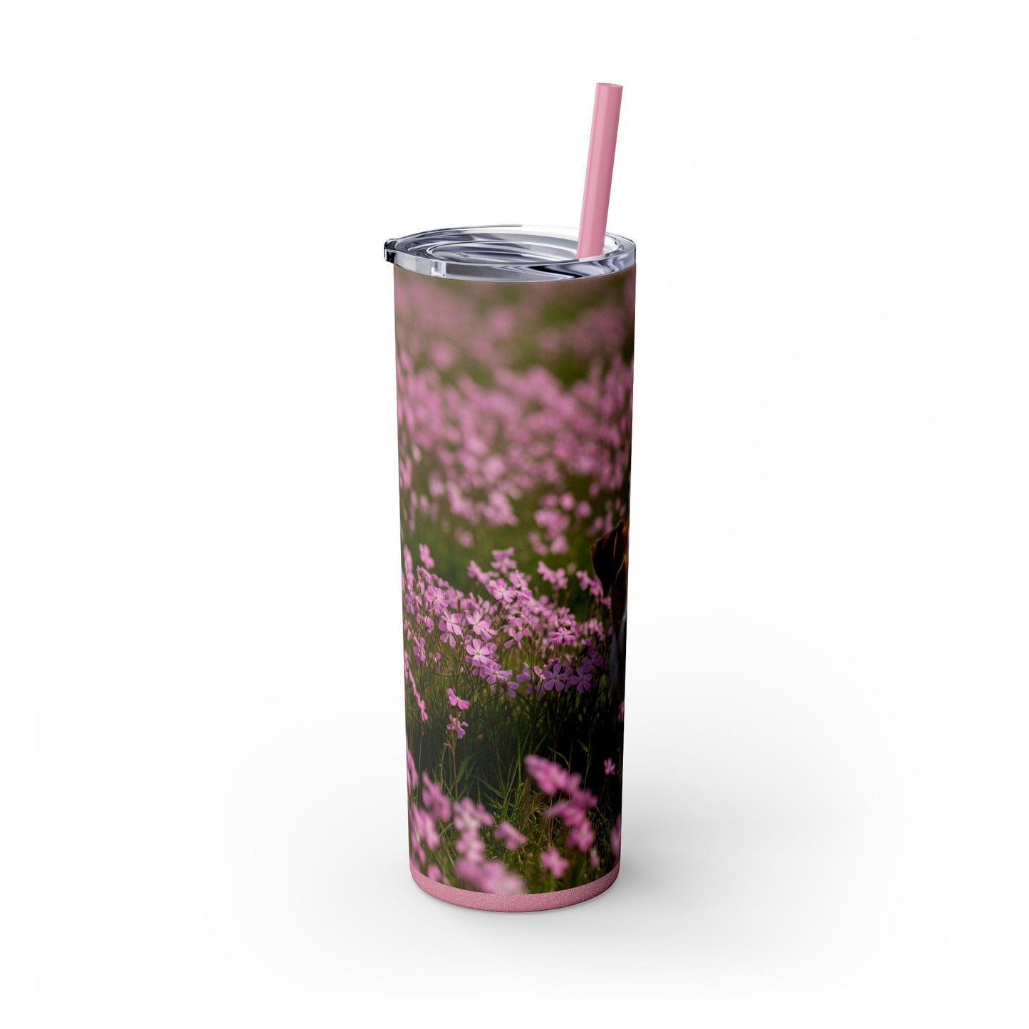 Parson Russell Terrier Skinny Tumbler with Straw, 20oz