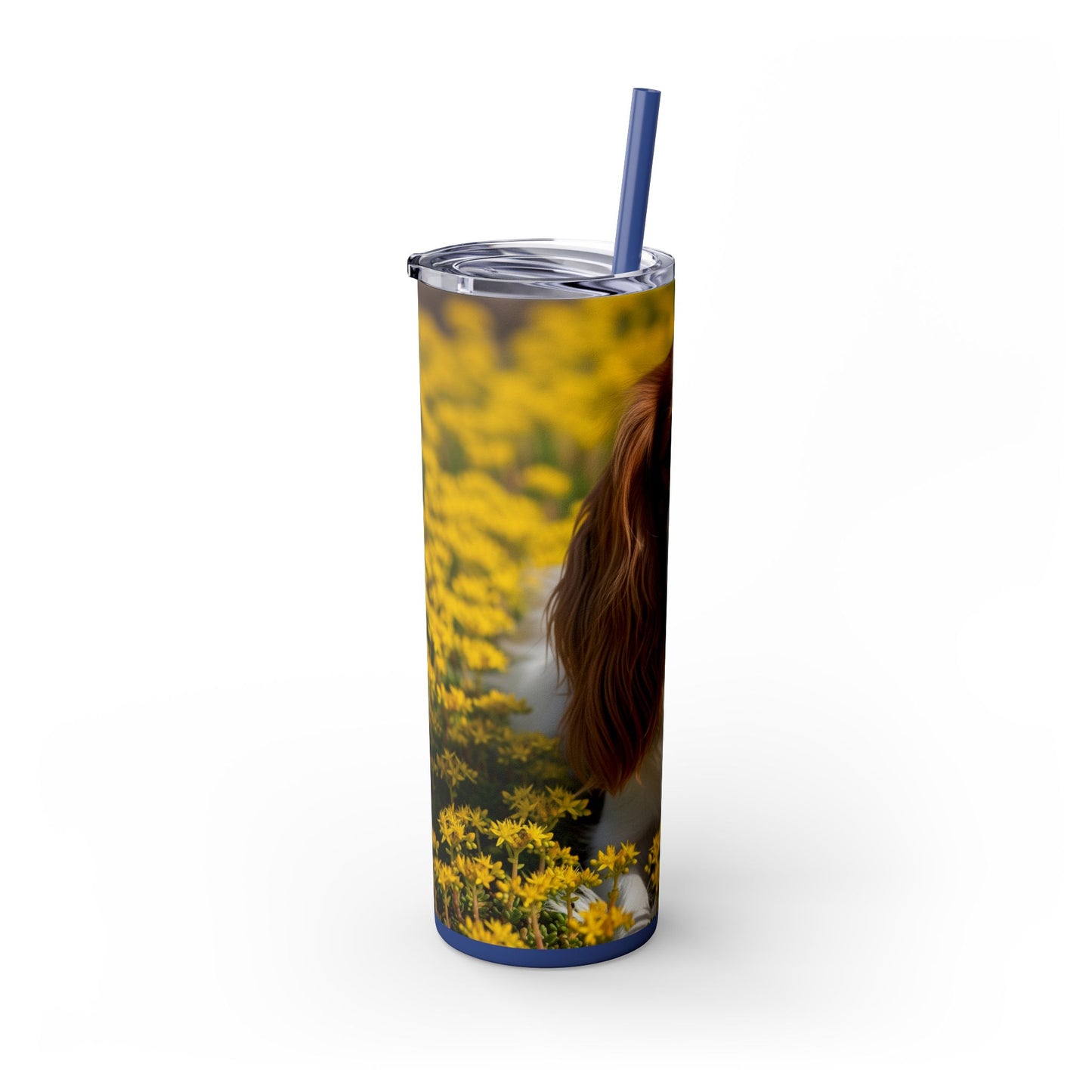 Skinny Tumbler with Straw – 20 oz Stainless Steel Cup
