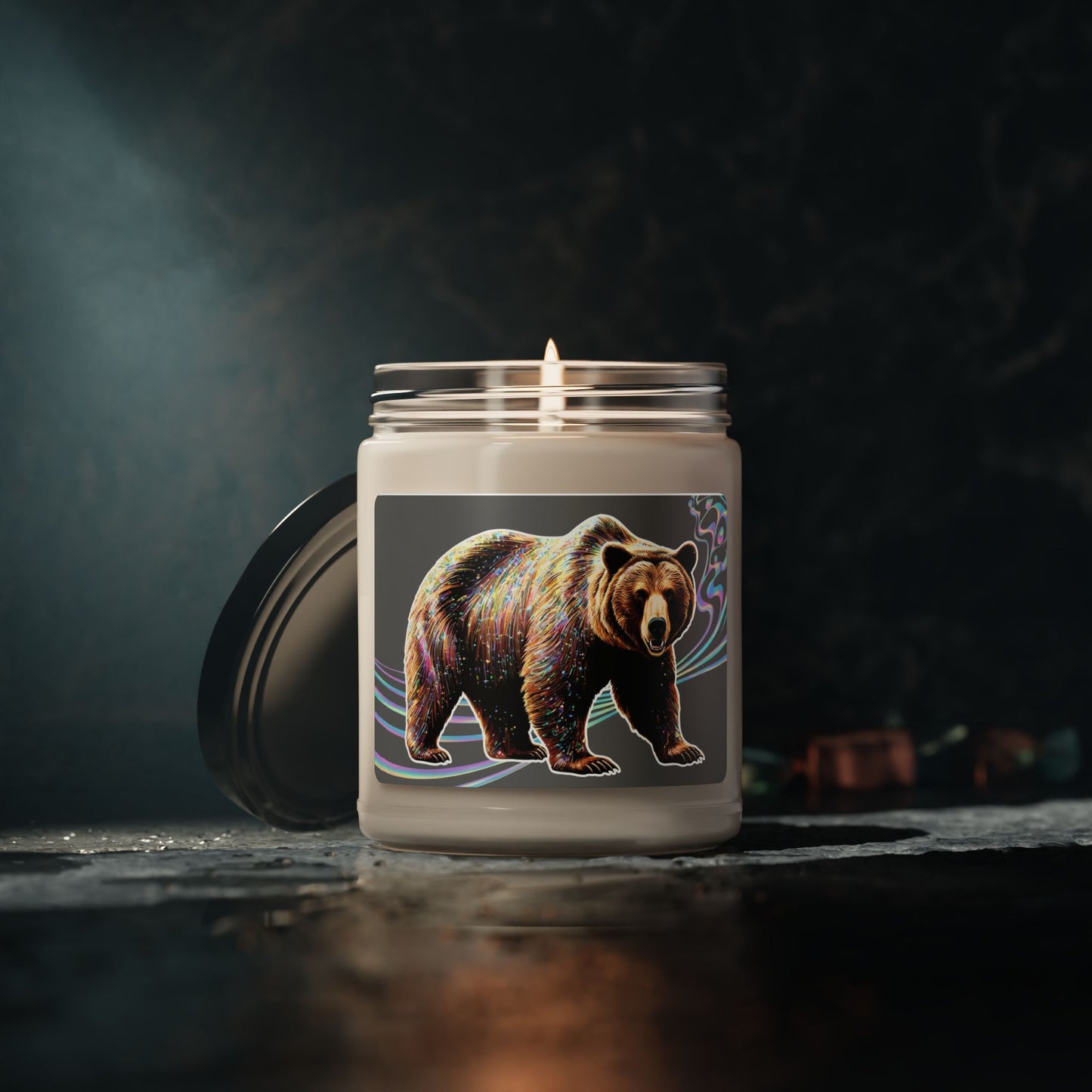 Psychedelic Grizzly- Scented Soy Candle, 9oz