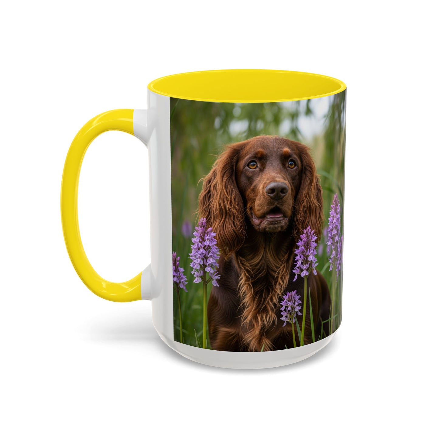 Mug à café à motif épagneul Pont-Audemer - Cadeau idéal pour les amoureux des chiens