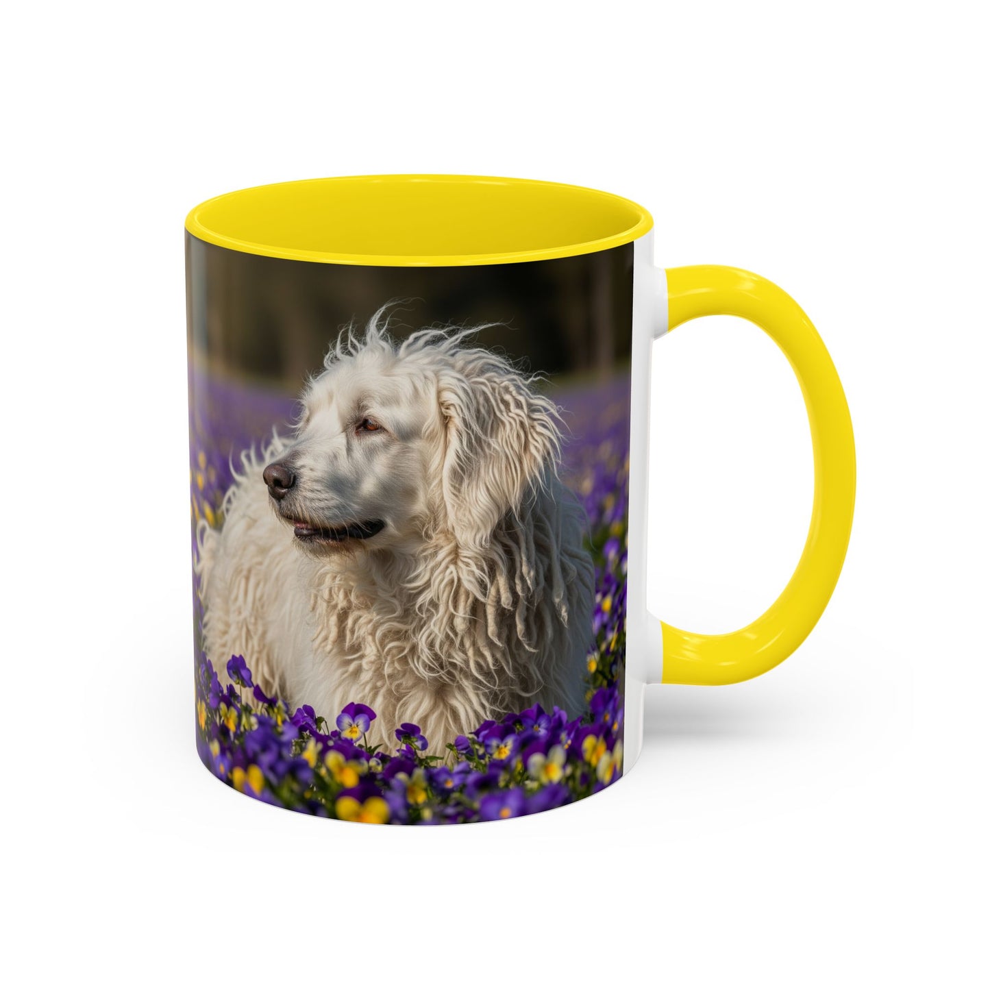 Taza de café con detalles de Komondor: el regalo perfecto para los amantes de los perros