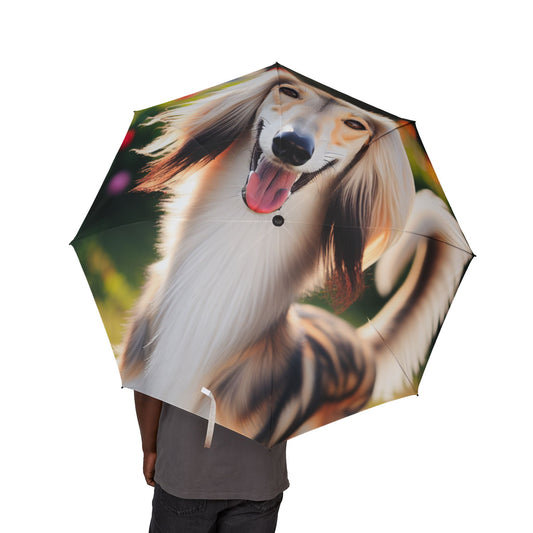 Saluki Semi-Automatic Foldable Umbrella