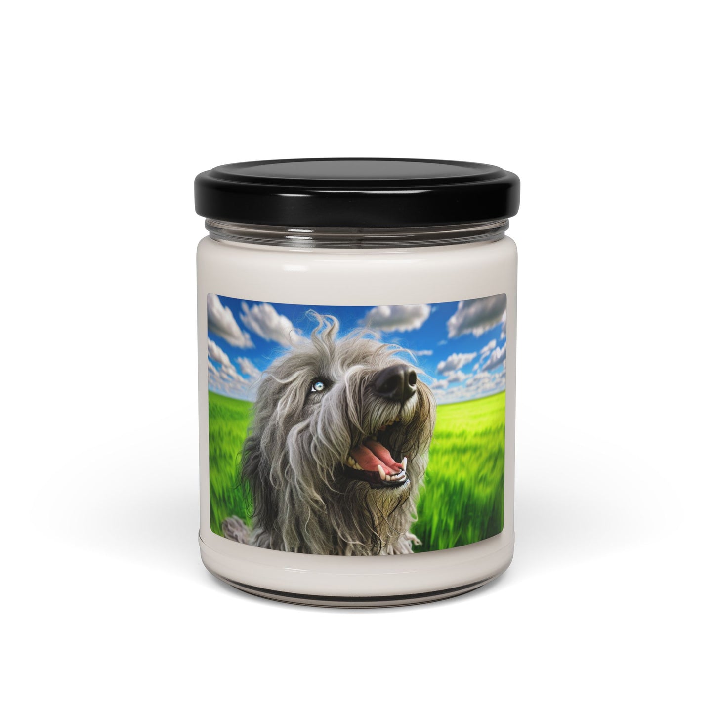 Bergamasco Shepherd Dog- Scented Soy Candle, 9oz