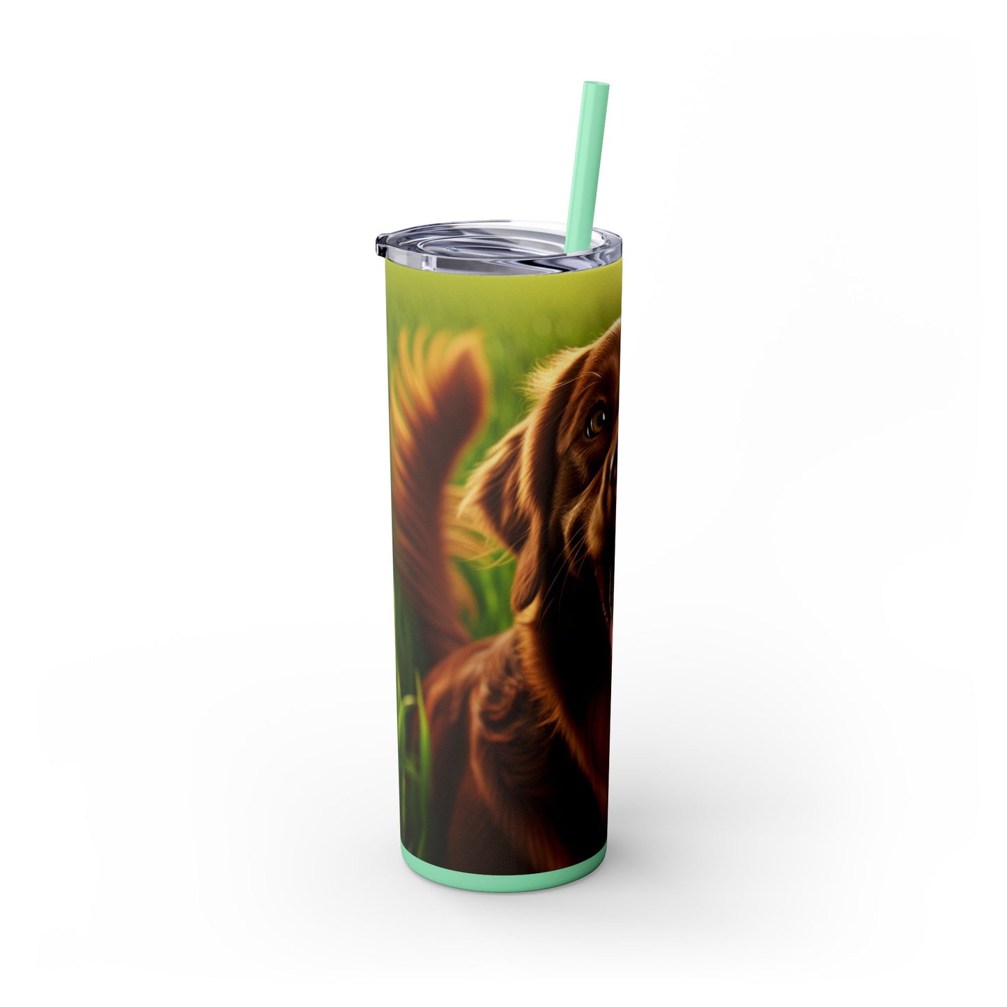 Gobelet isotherme Chesapeake Bay Retriever avec paille, 590 ml