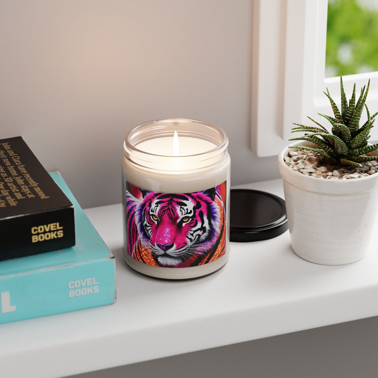 Psychedelic Tiger- Scented Soy Candle, 9oz