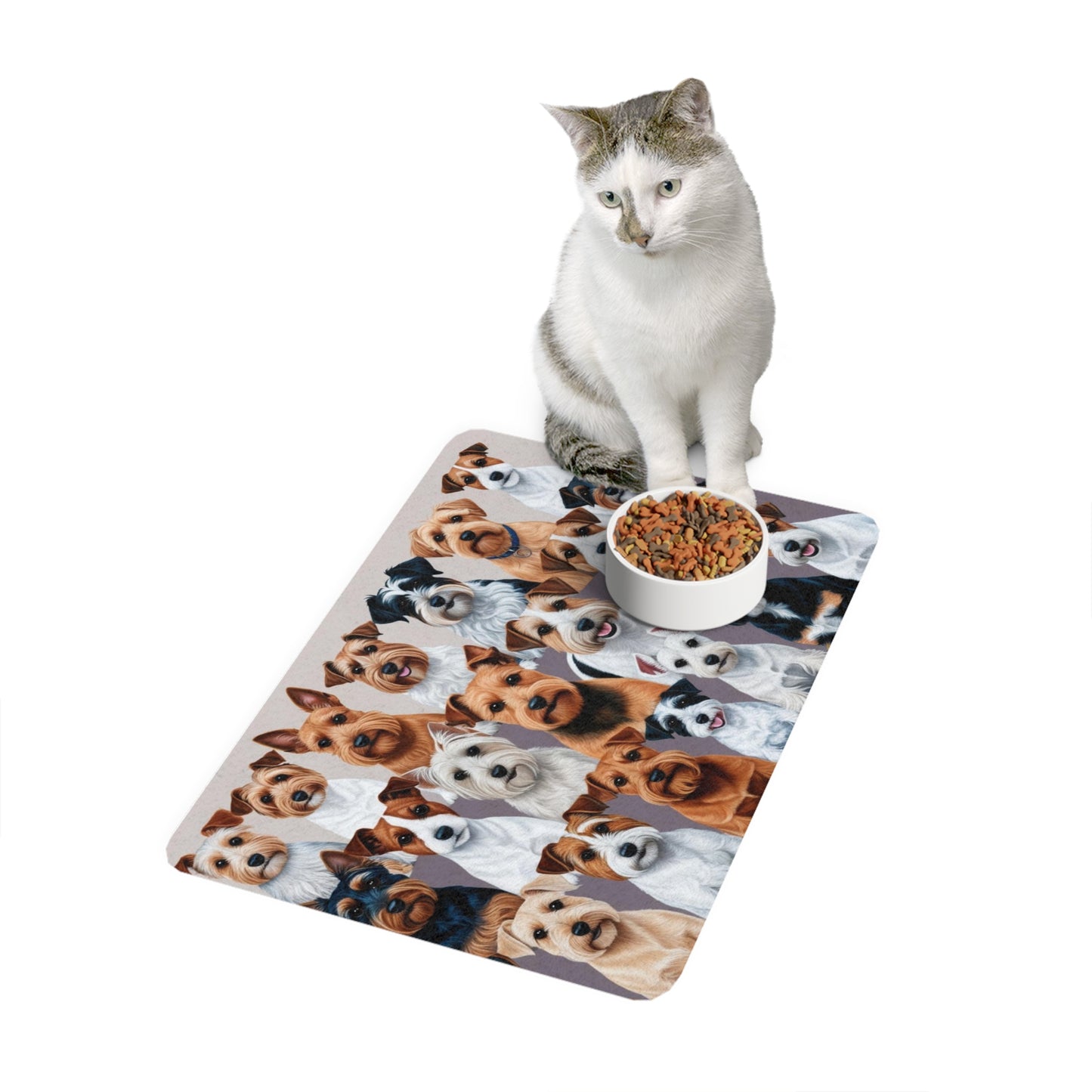 Pet Food Mat (12x18) - Terriers