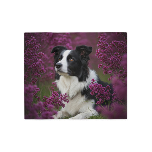 Border Collie Sweatshirt Blanket