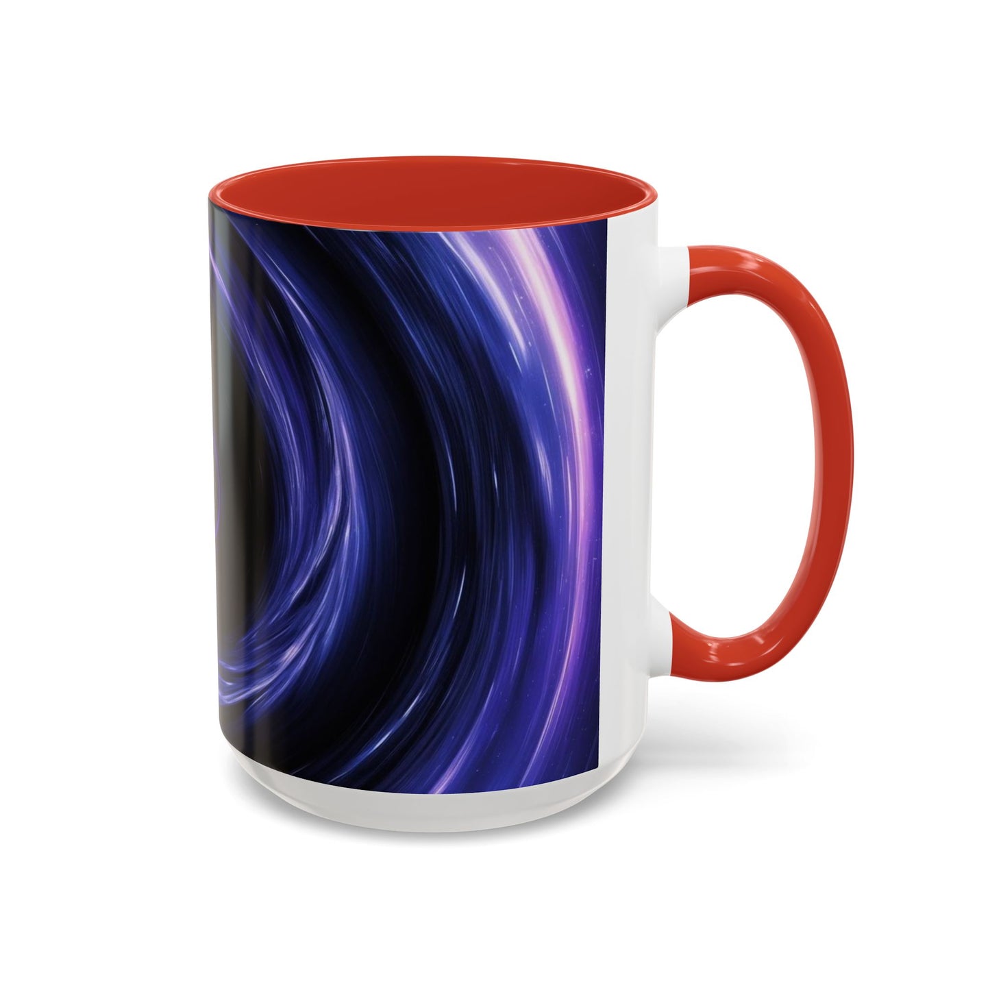 Optical Illusion Accent Mug – Ceramic Coffee Cup