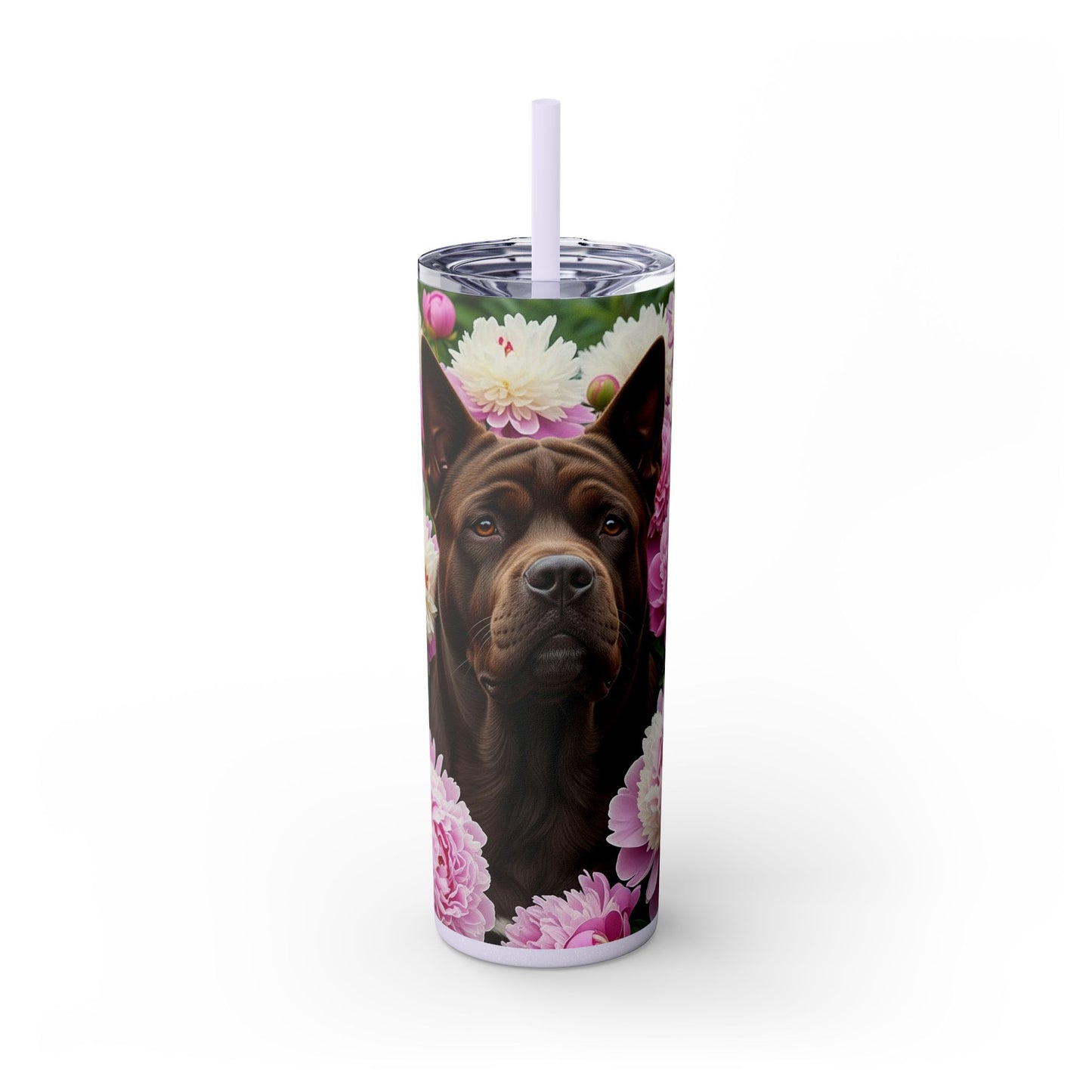 Gobelet isotherme de Chongqing (Chine) avec paille, 590 ml (20 oz).