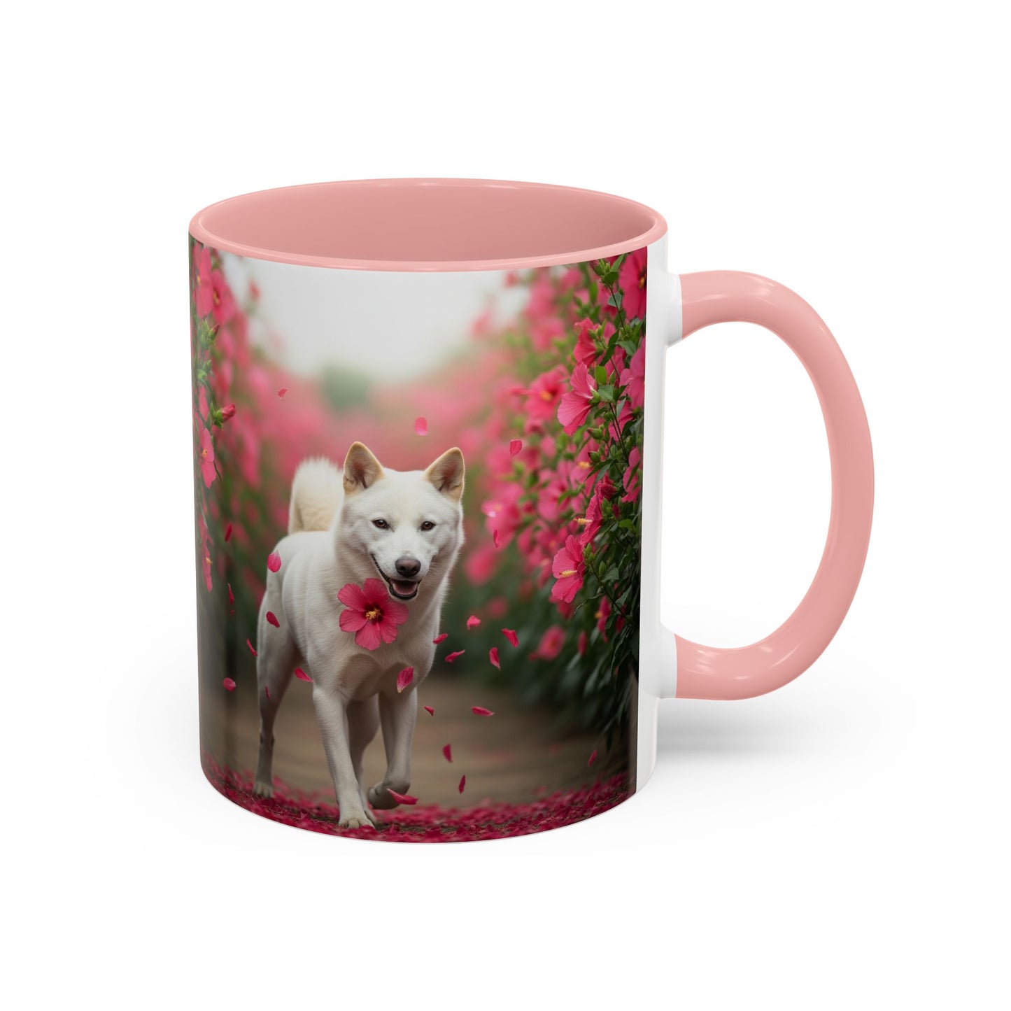 Taza de café con diseño de perro Jindo coreano: el regalo perfecto para los amantes de los perros.