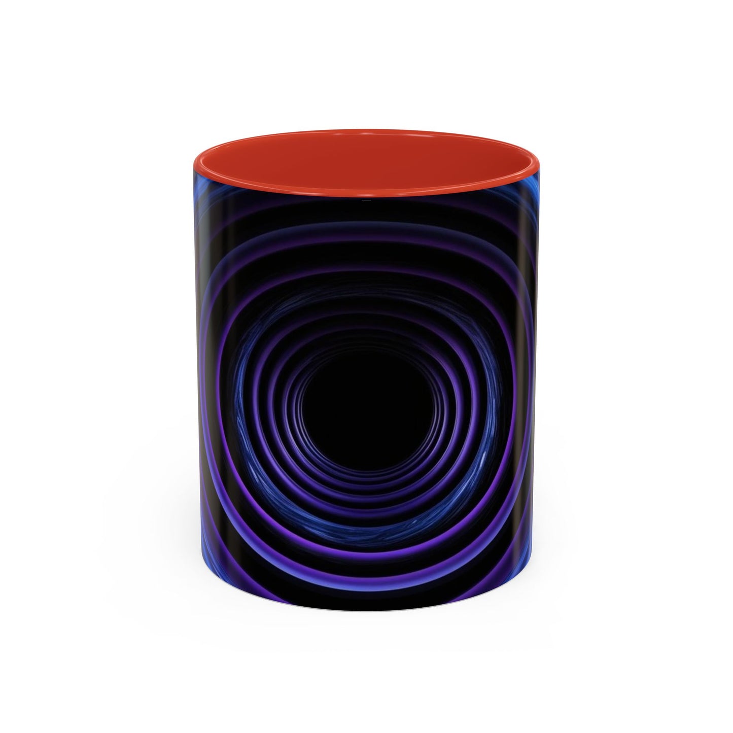 Optical Illusion Accent Mug – Ceramic Coffee Cup