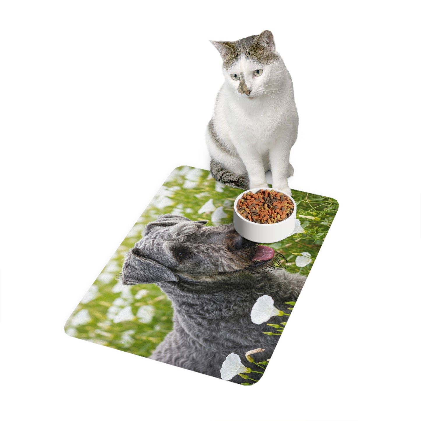 Pet Food Mat (12x18) - Kerry Blue Terrier