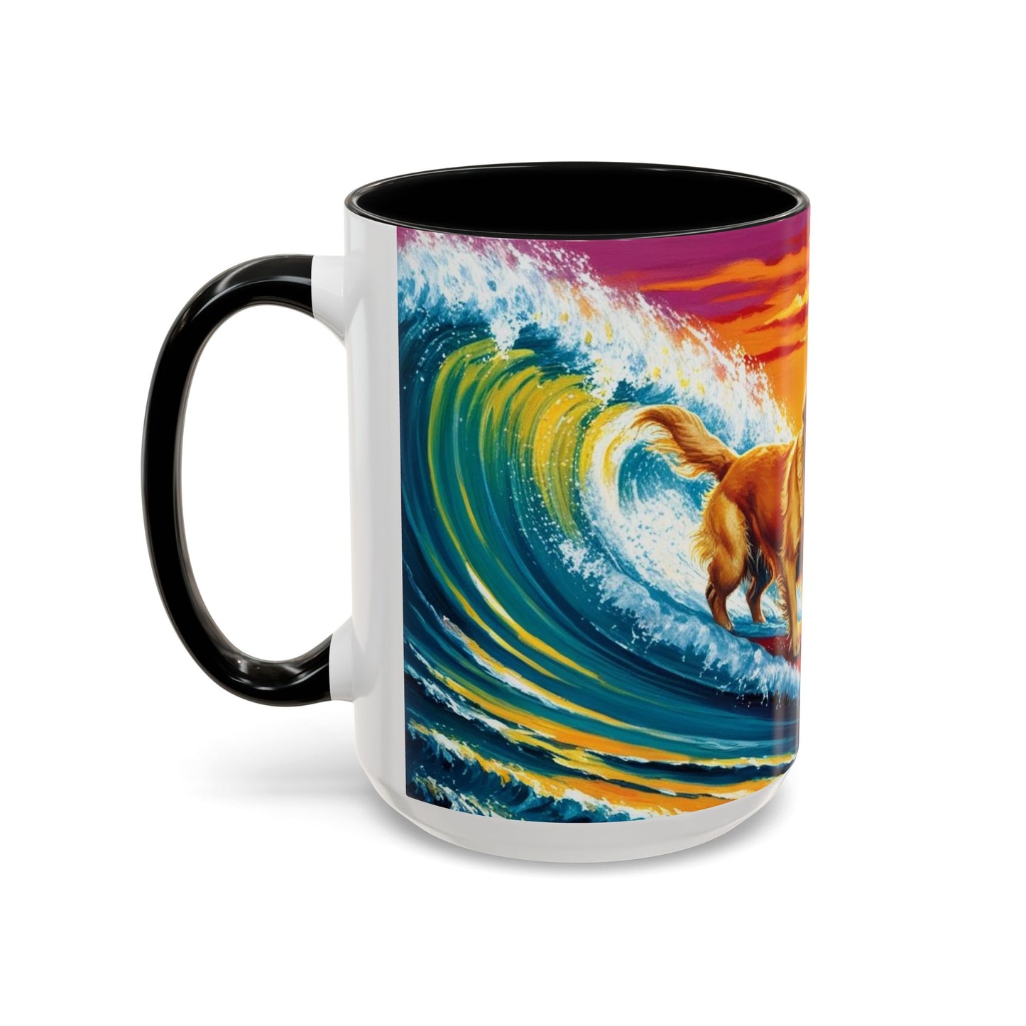 Taza de café con detalles de Surf Dogs: el regalo perfecto para los amantes de los perros