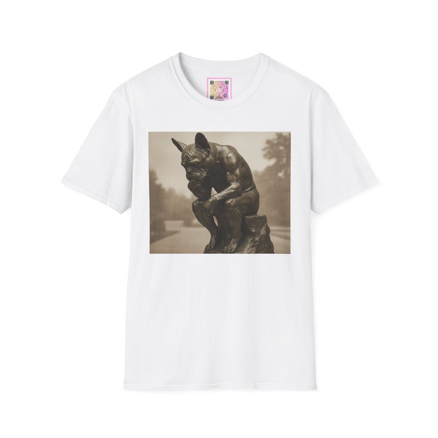 Canine Canvas Collection: Rodin Homage Tee Shirt