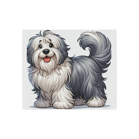 Old English Sheepdog Sweatshirt Blanket