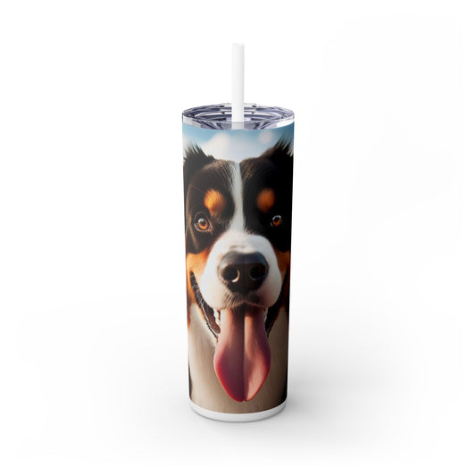 Appenzeller Sennenhund Tumbler with Straw, 20oz