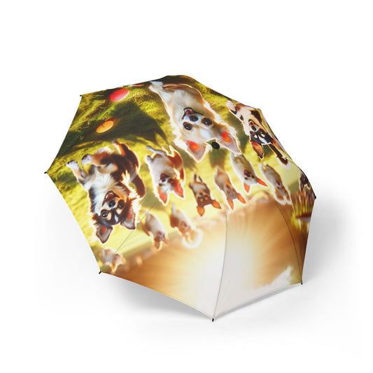 Chihuahua Semi-Automatic Foldable Umbrella