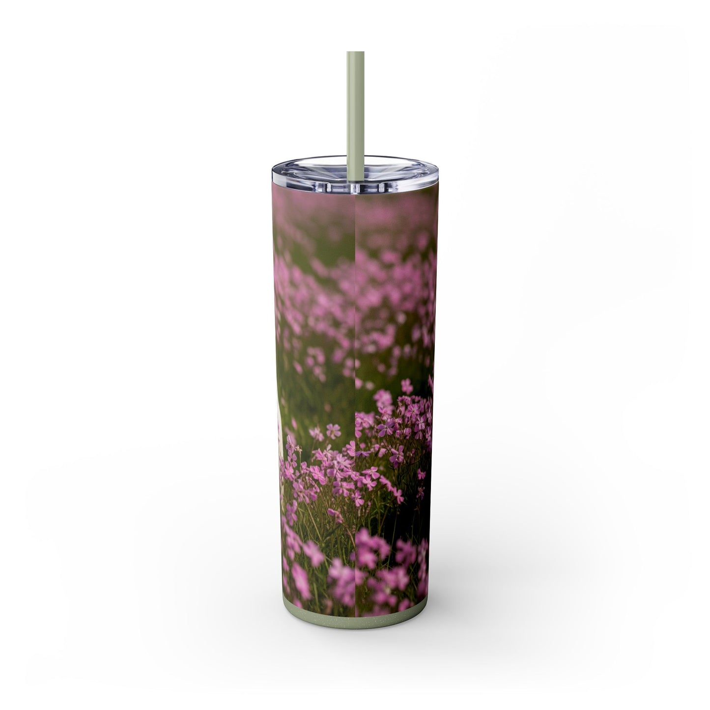 Parson Russell Terrier Skinny Tumbler with Straw, 20oz