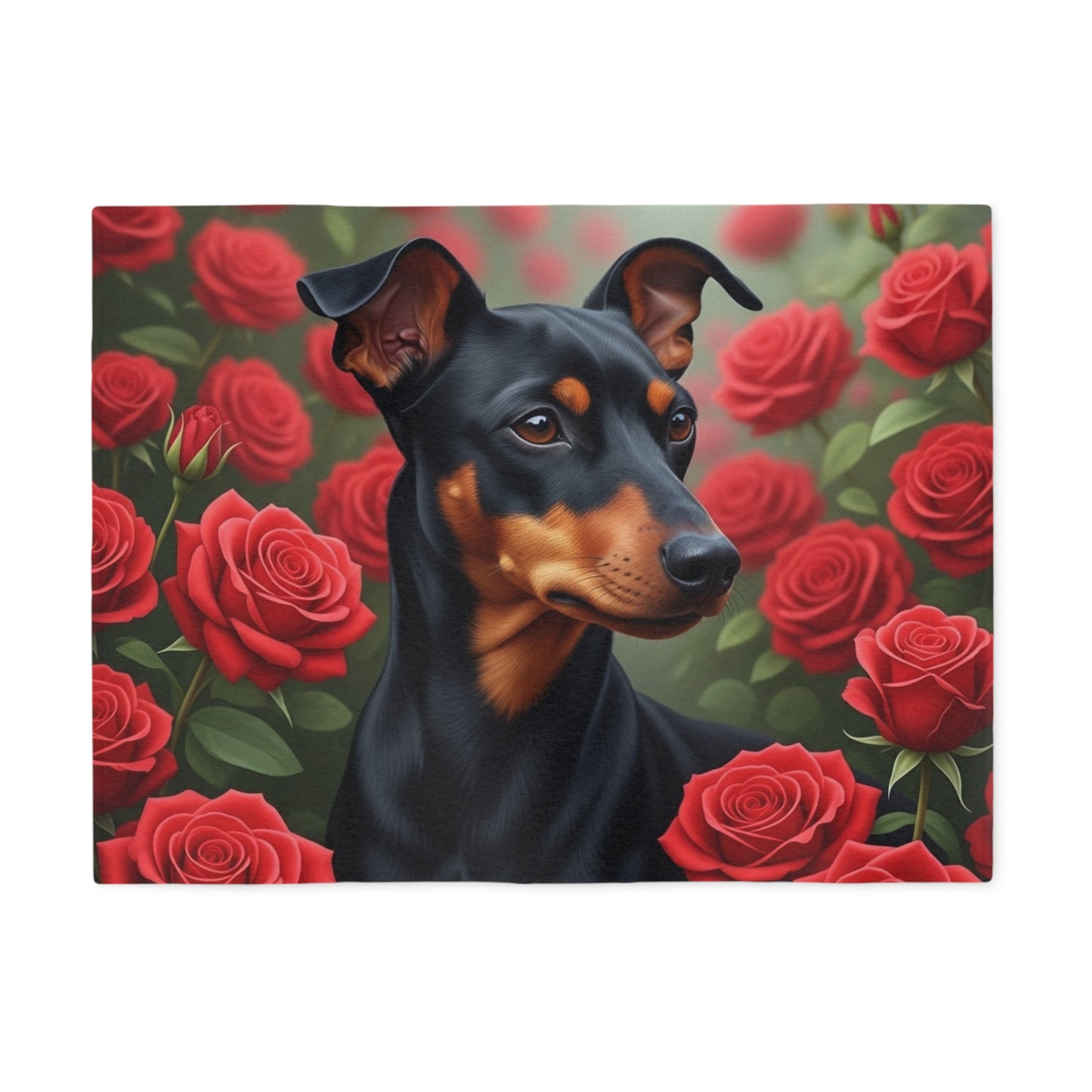 Manta sudadera con diseño de Manchester Terrier
