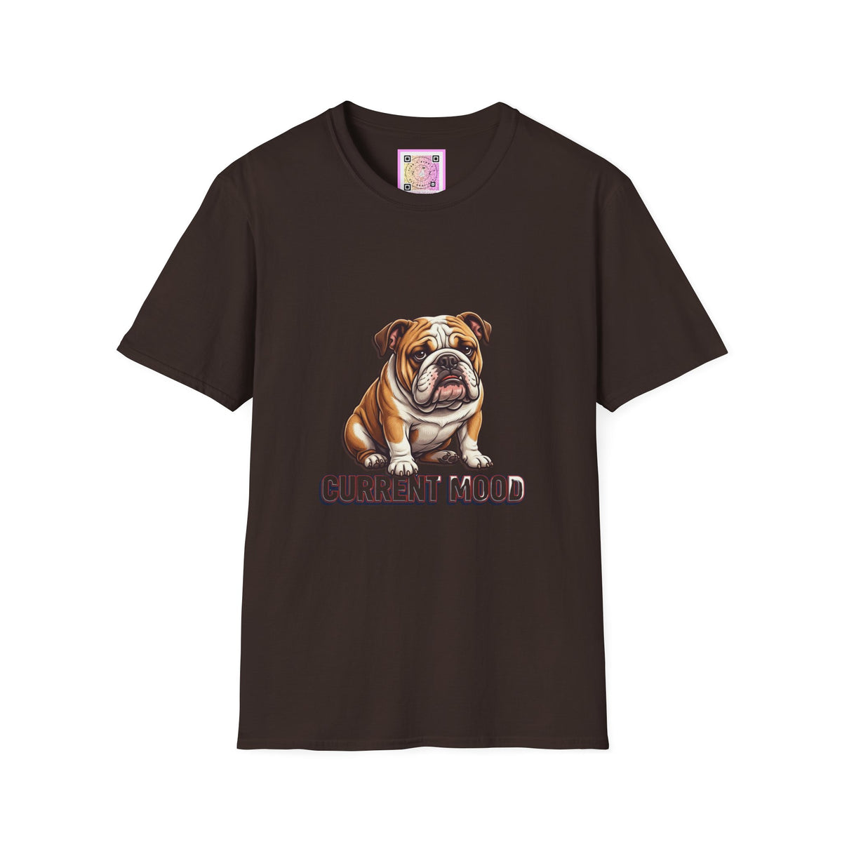 English Bulldog Current Mood Tee Shirt