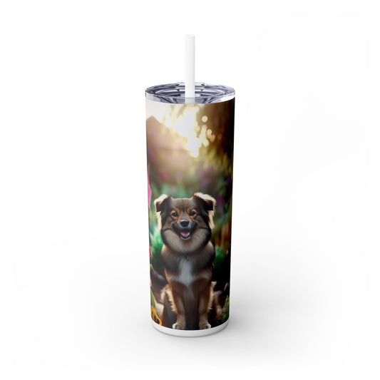 Peruvian Inca Orchid Tumbler with Straw, 20oz