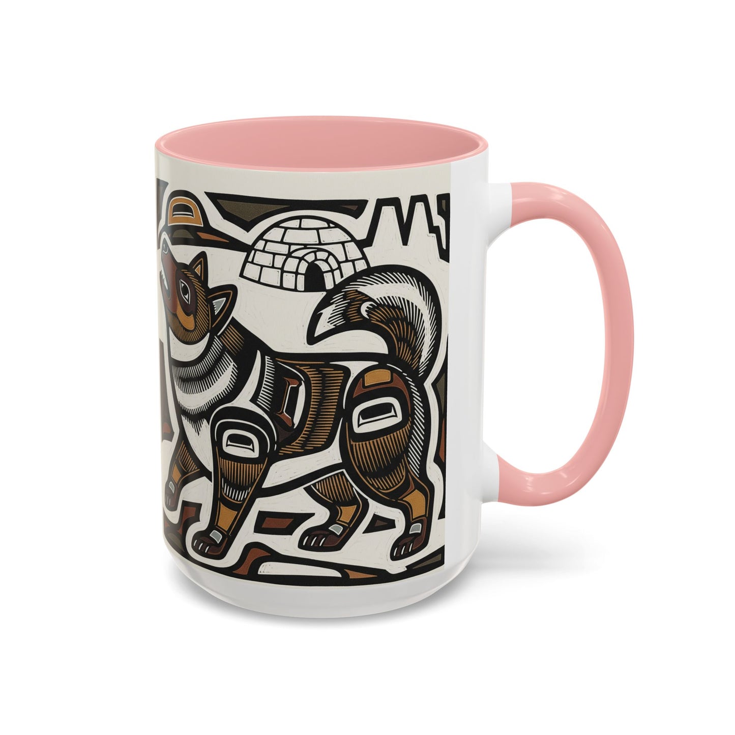 Canadian Eskimo Dog Accent Coffee Mug - Perfect Gift for Dog Lovers