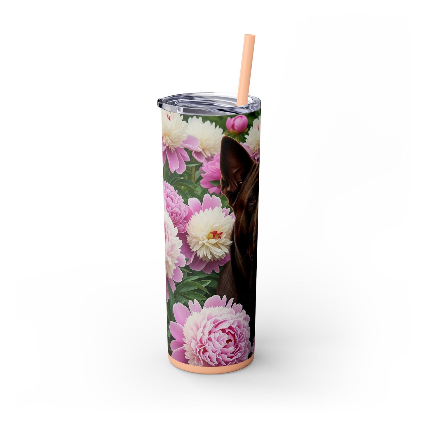Gobelet isotherme de Chongqing (Chine) avec paille, 590 ml (20 oz).
