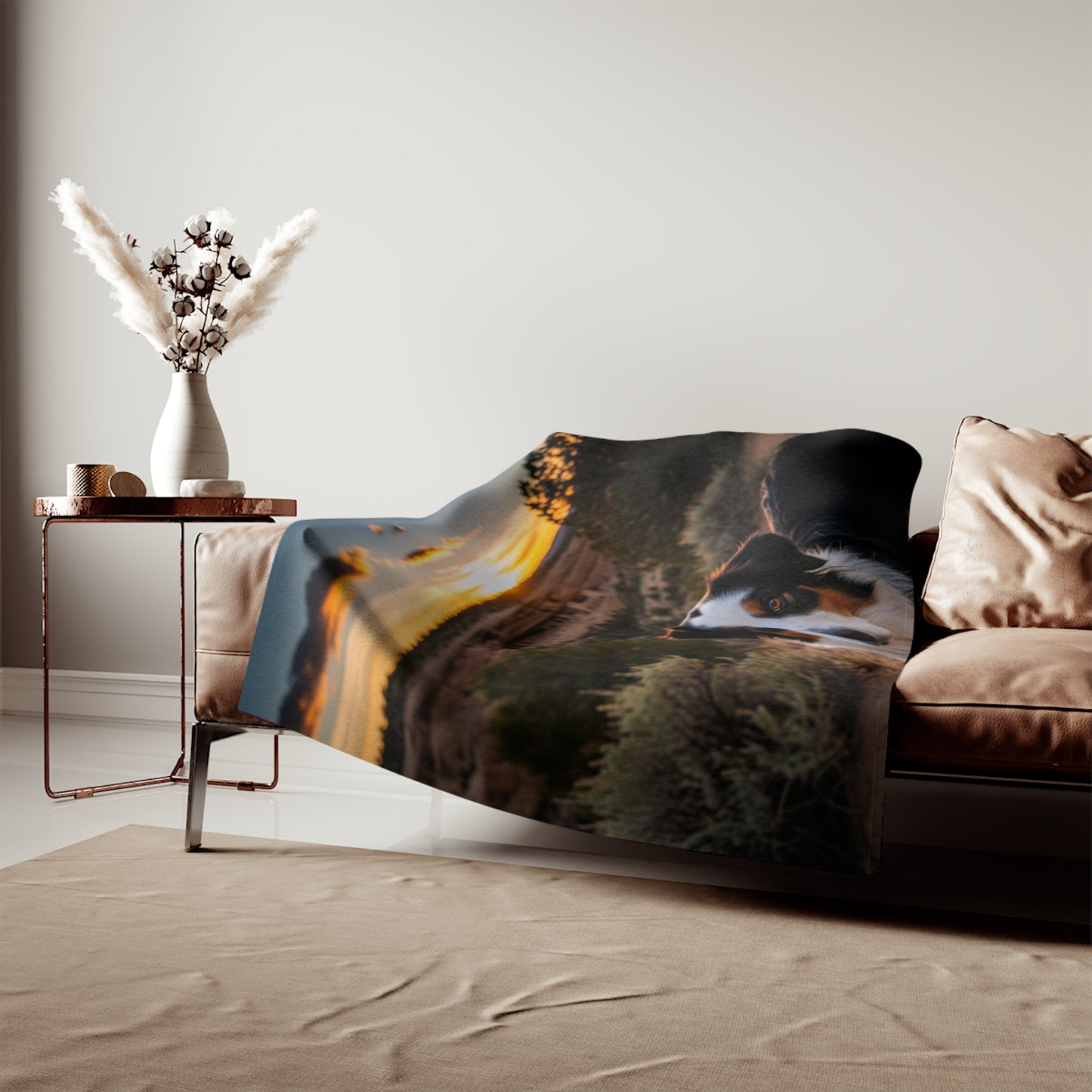 English Shepherd Dog Blanket