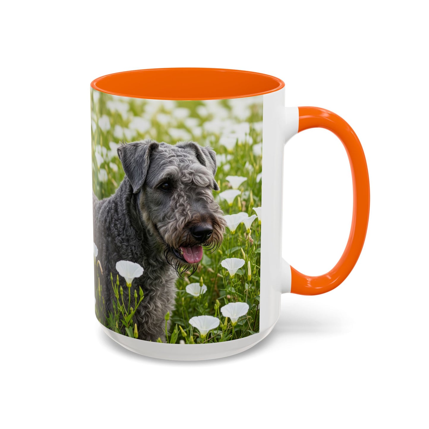 Taza de café con diseño de Kerry Blue Terrier: el regalo perfecto para los amantes de los perros.
