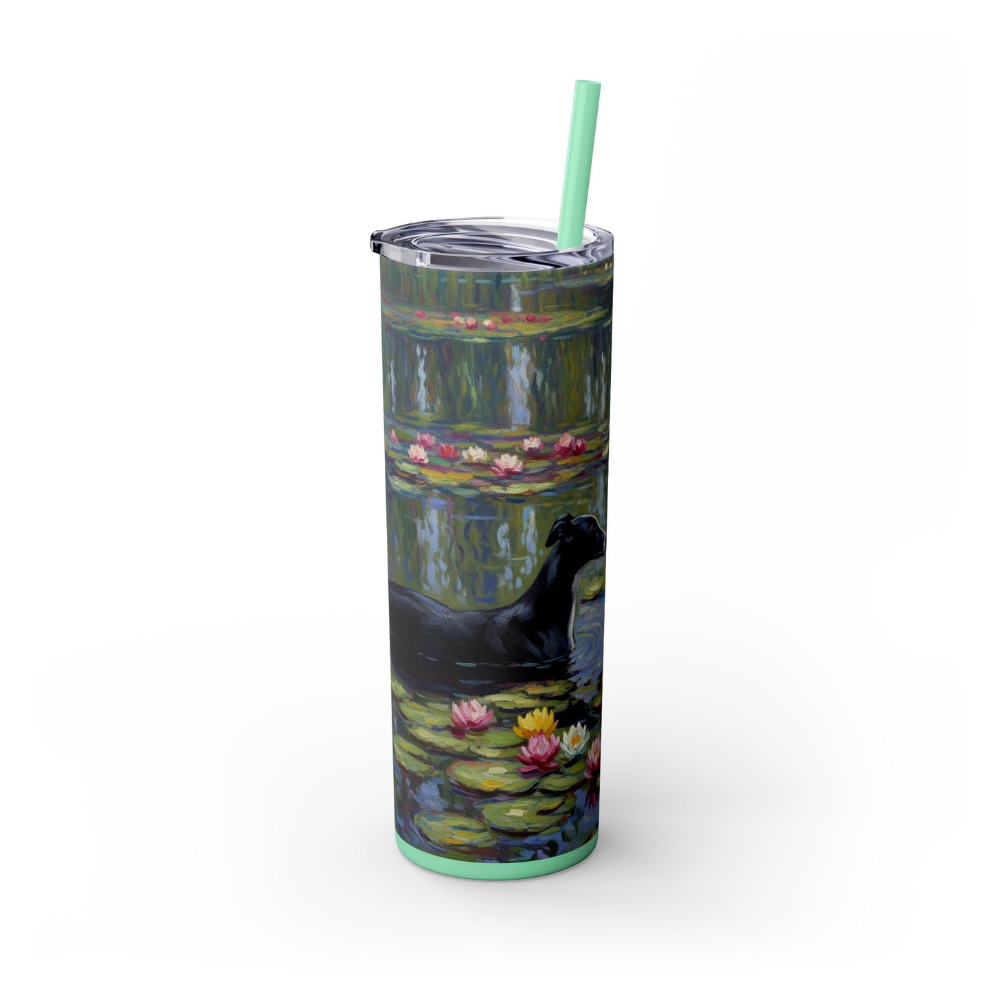 Vaso para galgos con pajita, 20 oz
