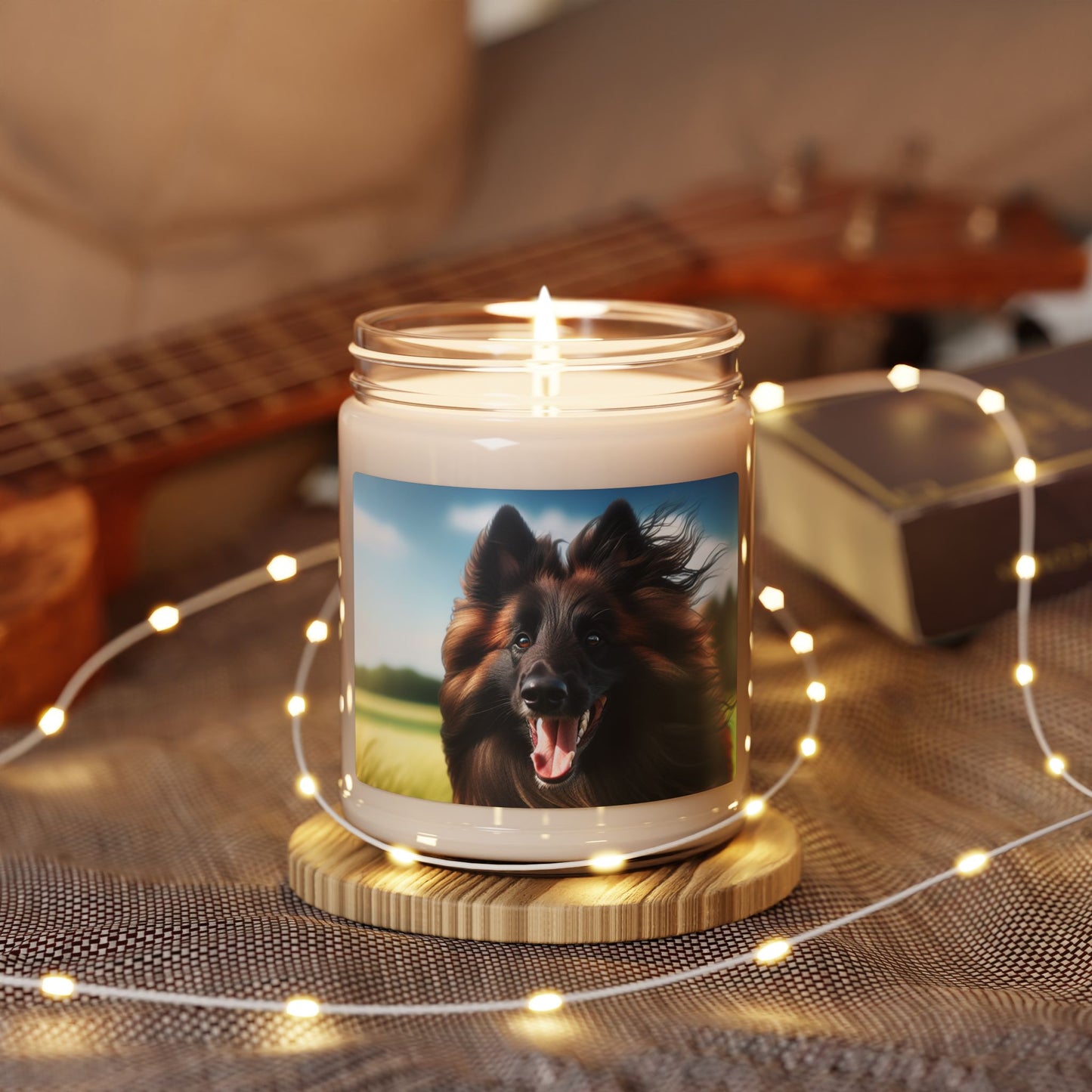 Belgian Shepherd Dog Tervuren- Scented Soy Candle, 9oz