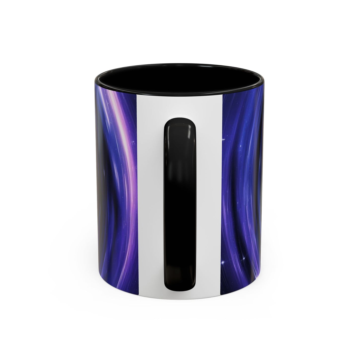 Optical Illusion Accent Mug – Ceramic Coffee Cup