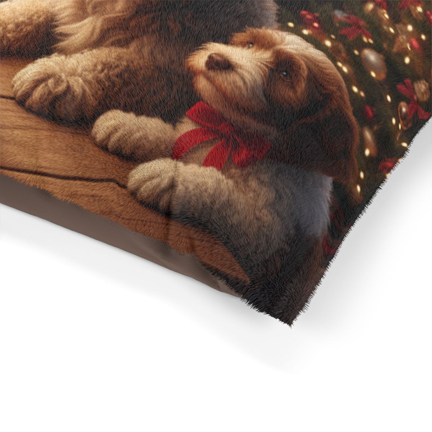 Lagotto Romagnolos Lighting an Advent Candle Pet Bed