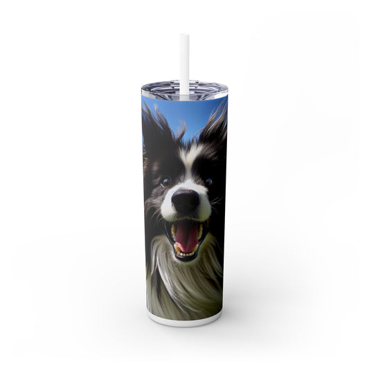 Portuguese Sheepdog Tumbler with Straw, 20oz