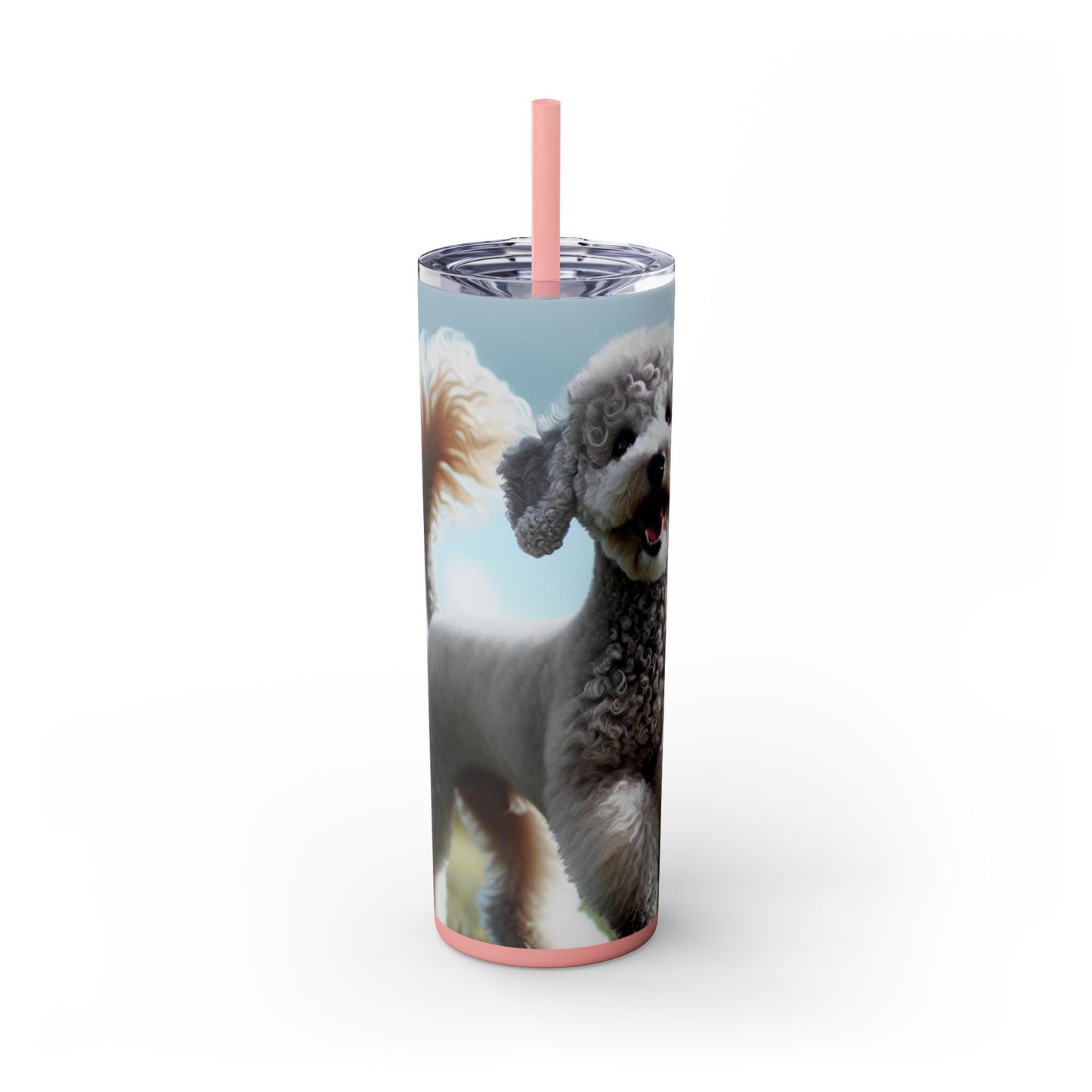 Bedlington Terrier Tumbler with Straw, 20oz