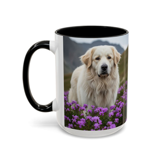 Taza de café con diseño de perro de montaña de los Pirineos: el regalo perfecto para los amantes de los perros.