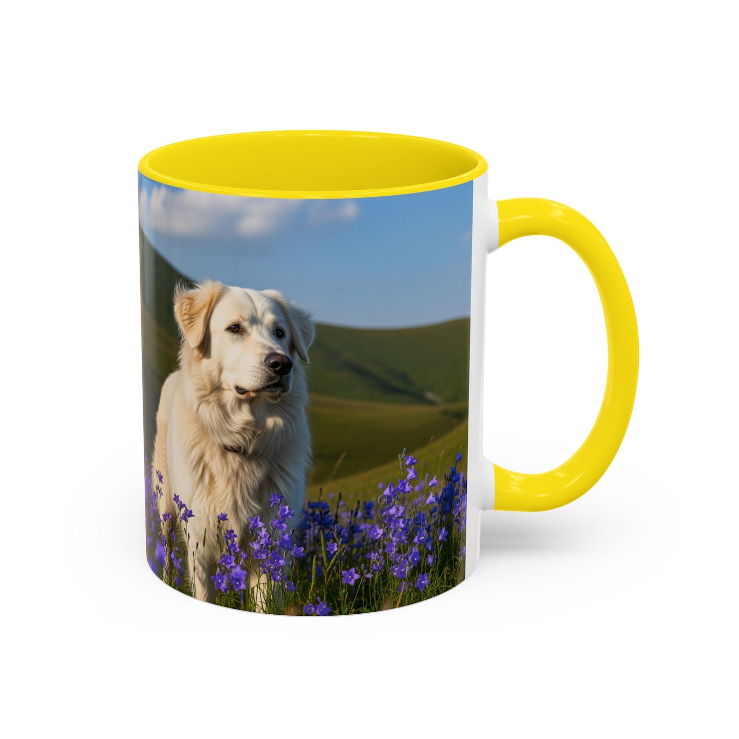 Mug à café avec motif Berger des Carpates roumain - Cadeau idéal pour les amoureux des chiens