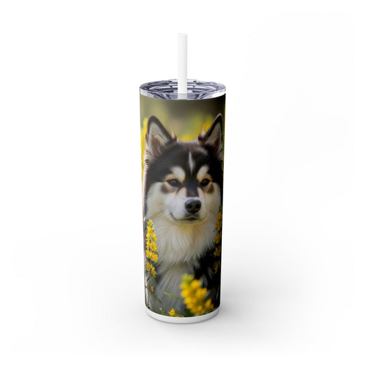 Swedish Lapphund Tumbler with Straw, 20oz