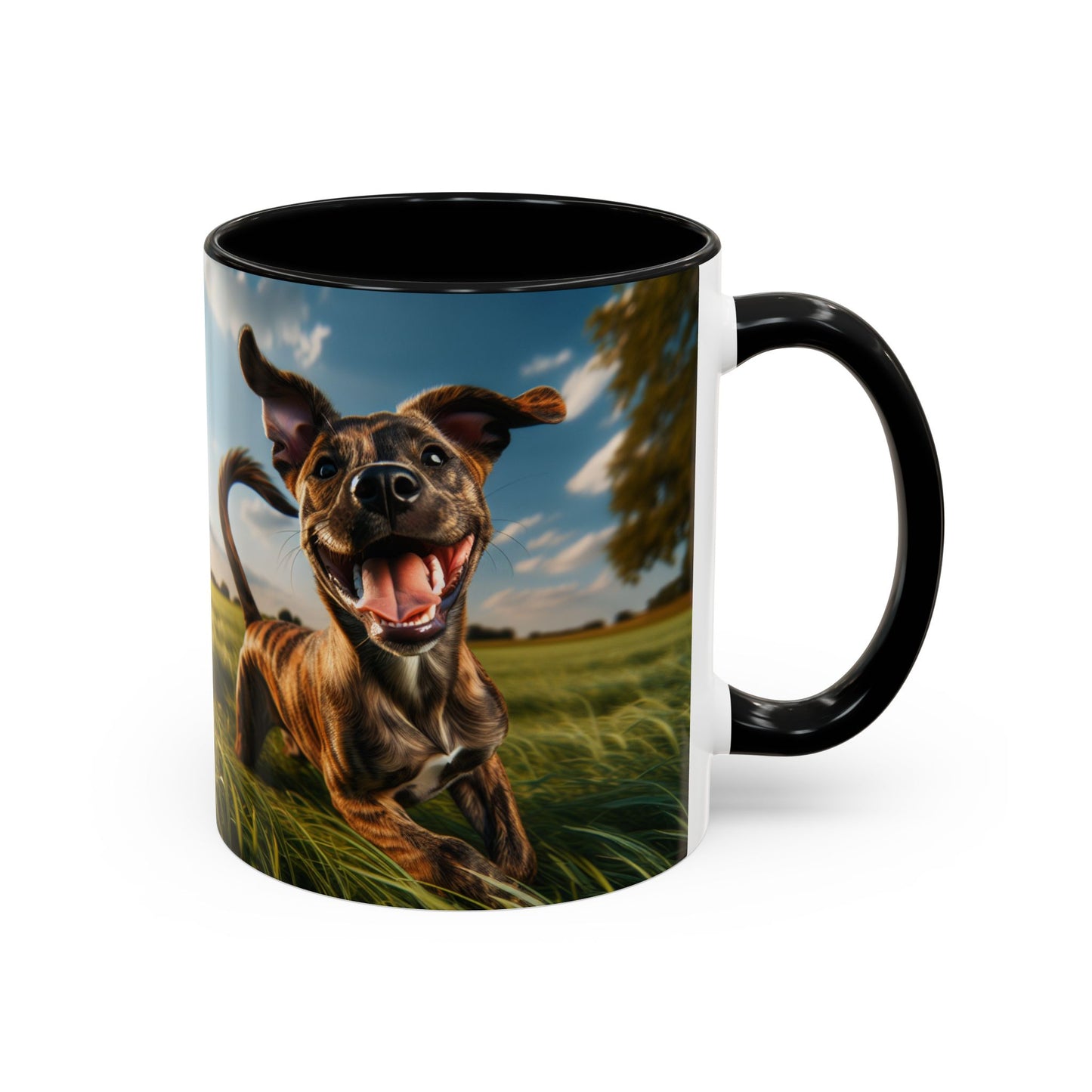 Treeing Tennessee Brindle Accent Coffee Mug - Perfect Gift for Dog Lovers