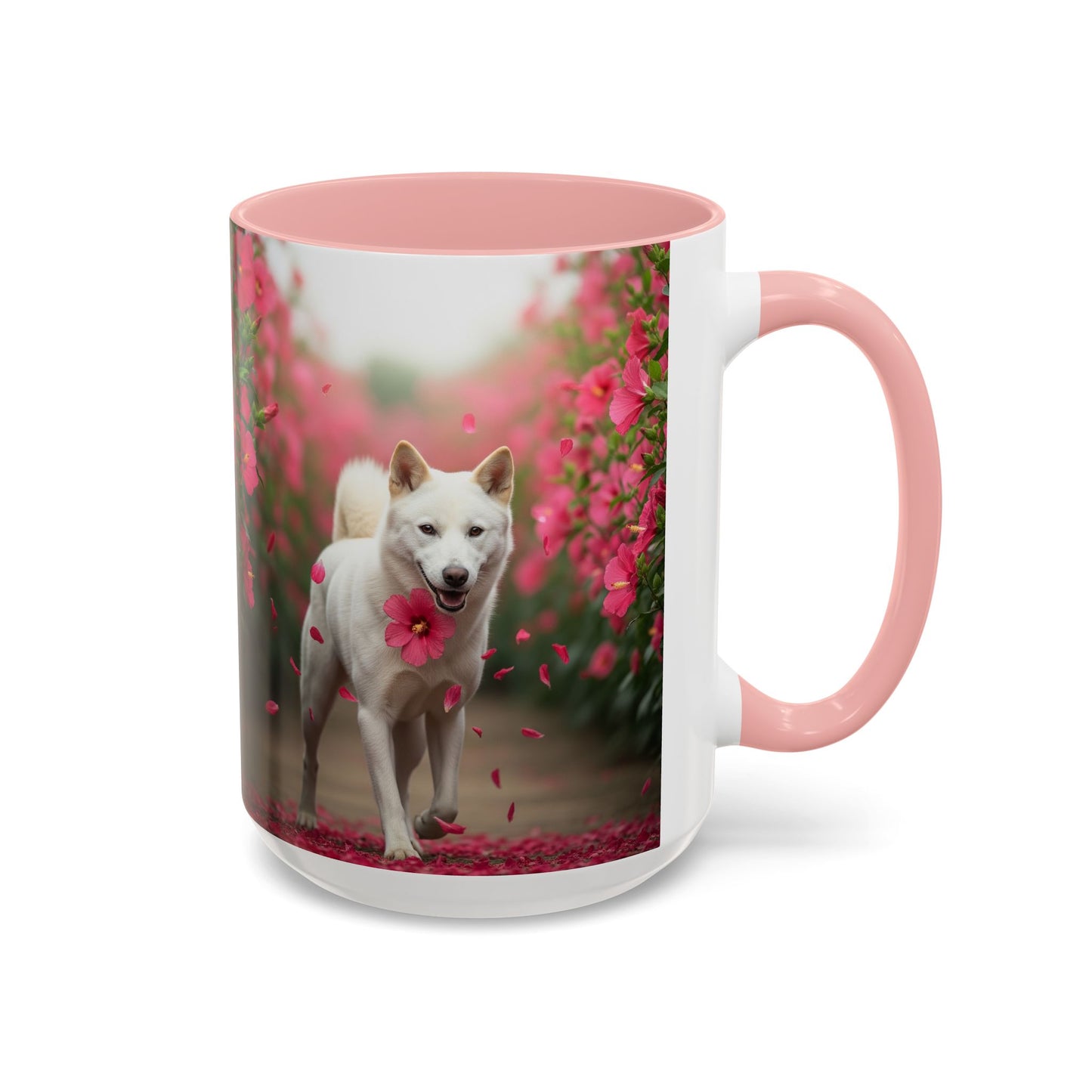 Taza de café con diseño de perro Jindo coreano: el regalo perfecto para los amantes de los perros.