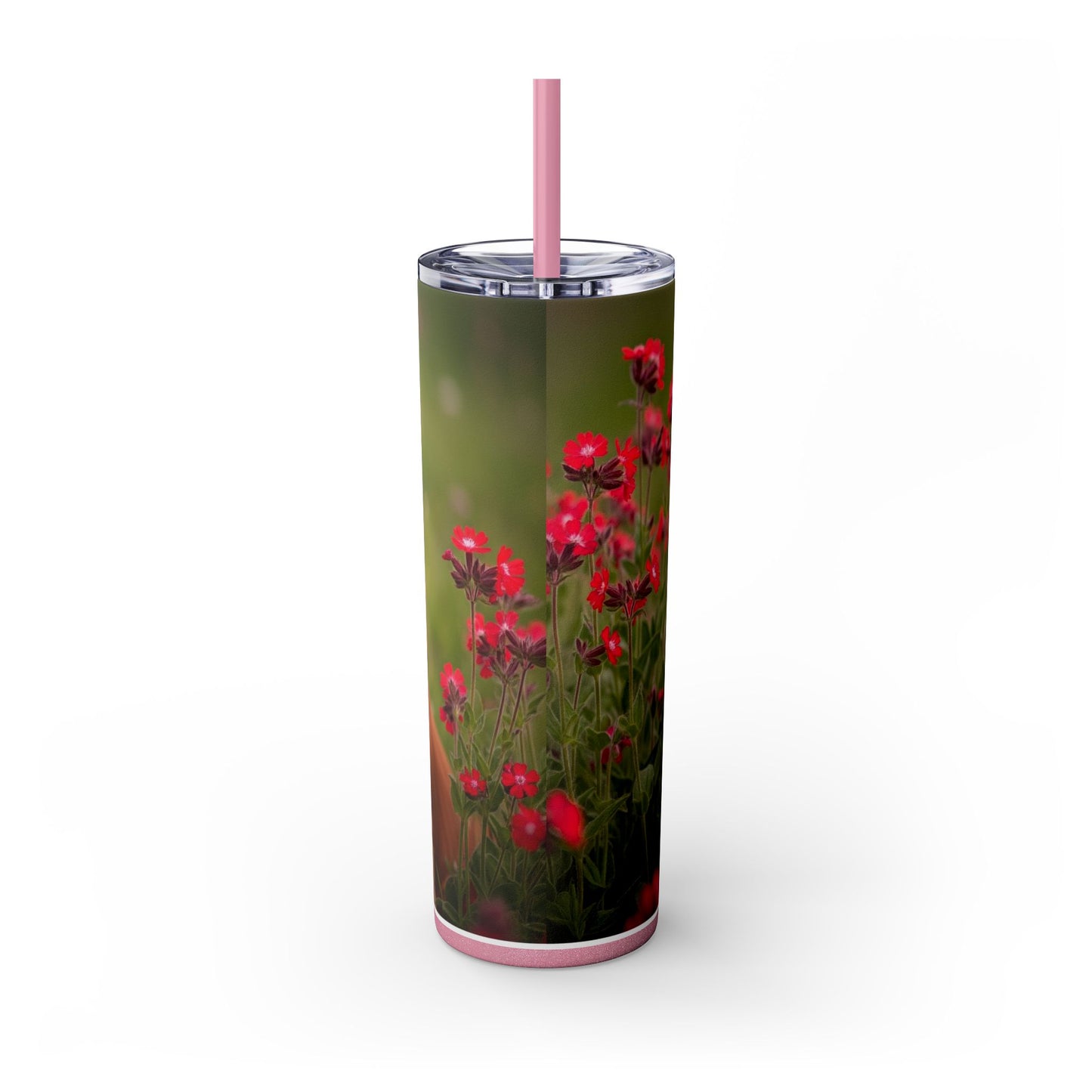 Vaso delgado con pajita de Cocker Spaniel, 20 oz