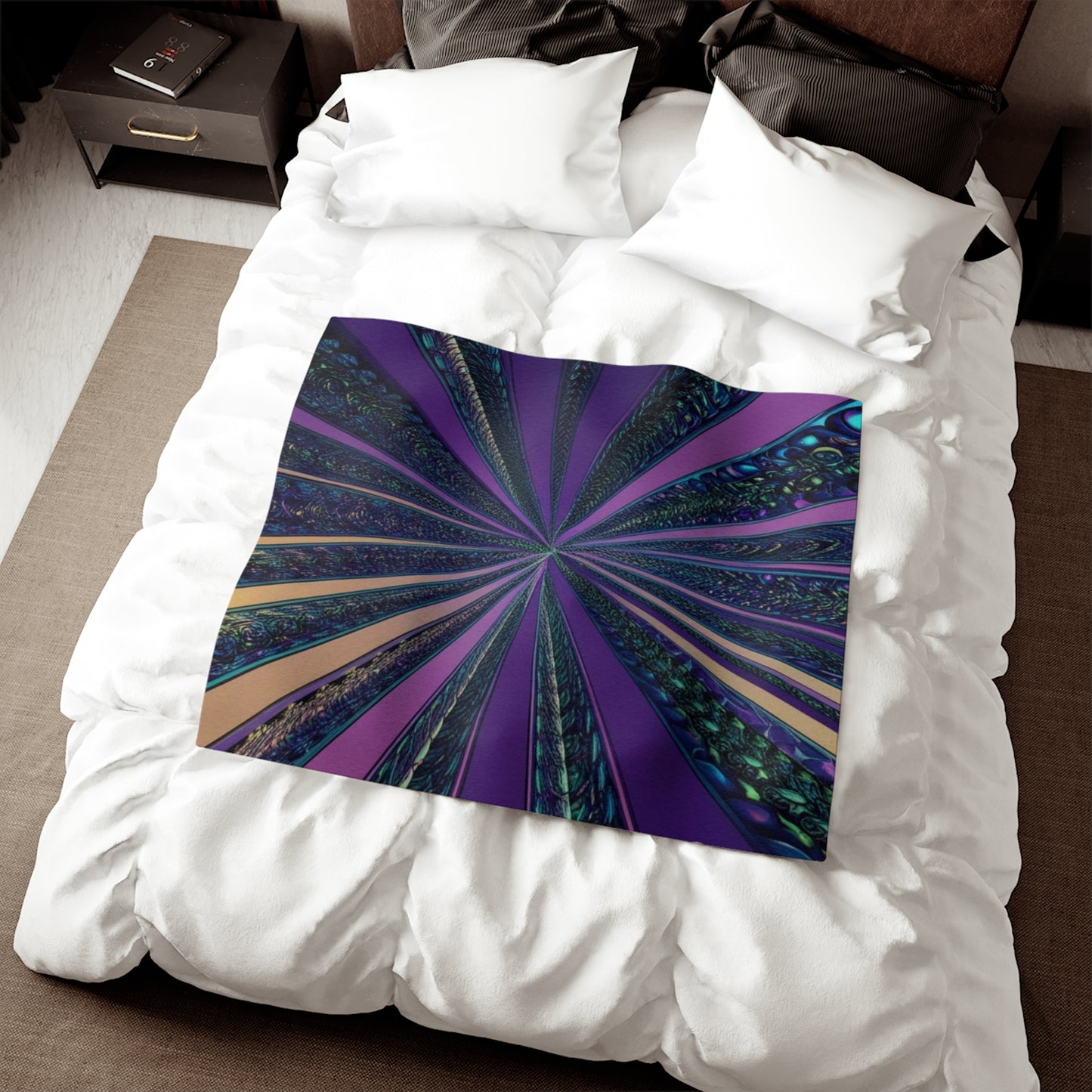 Sweat-shirt/couverture à illusion d'optique