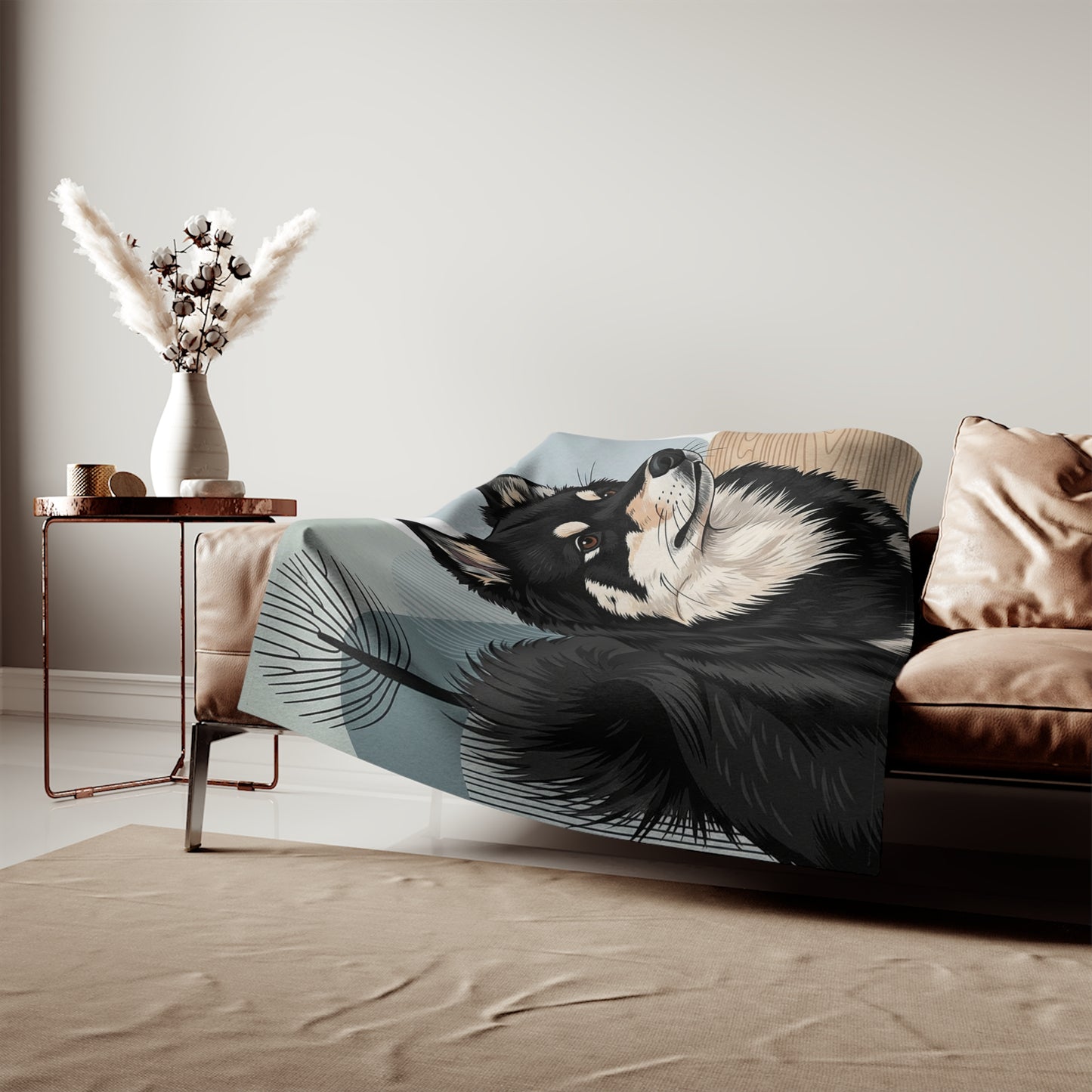 Swedish Lapphund Sweatshirt Blanket