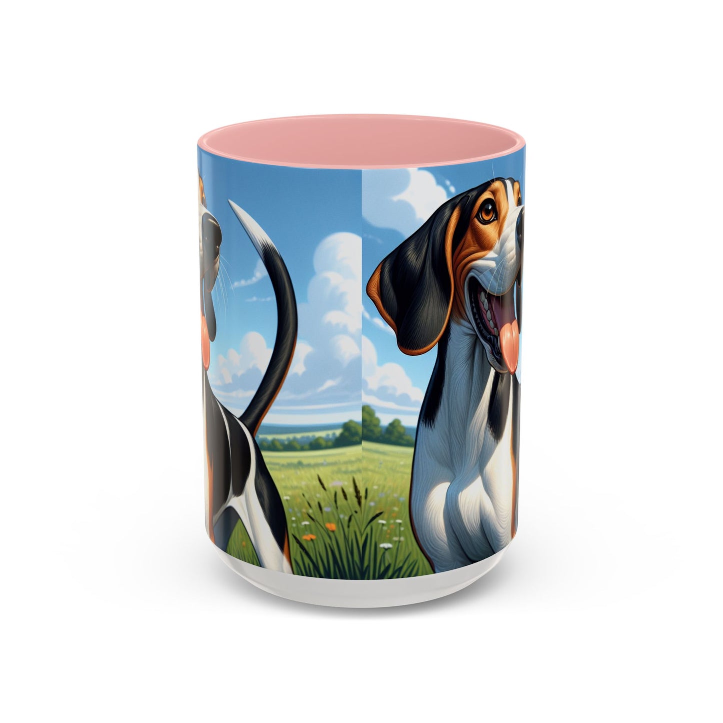 Treeing Walker Coonhound Accent Coffee Mug - Perfect Gift for Dog Lovers