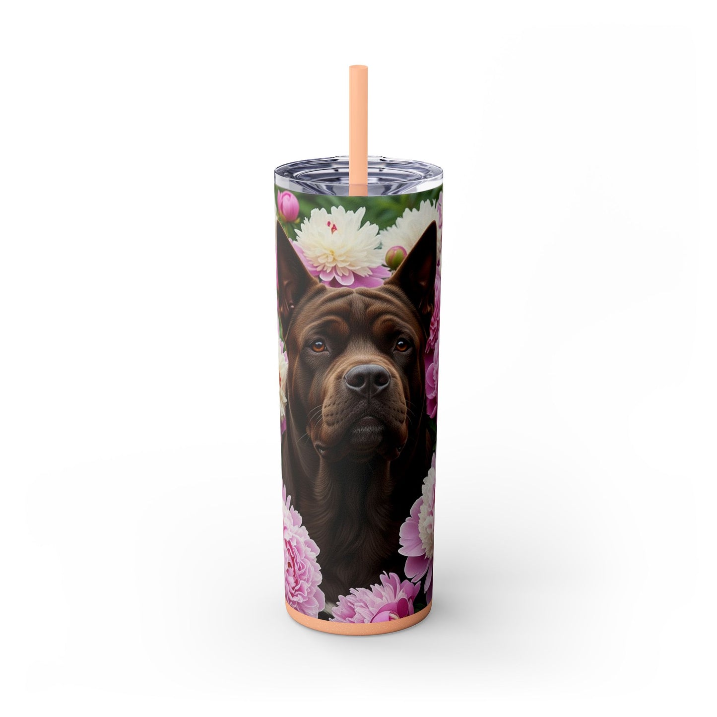 Gobelet isotherme de Chongqing (Chine) avec paille, 590 ml (20 oz).